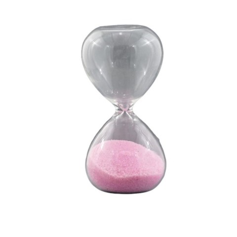 CLESSIDRA ROSA H. 8CM. DURATA 3 MINUTI